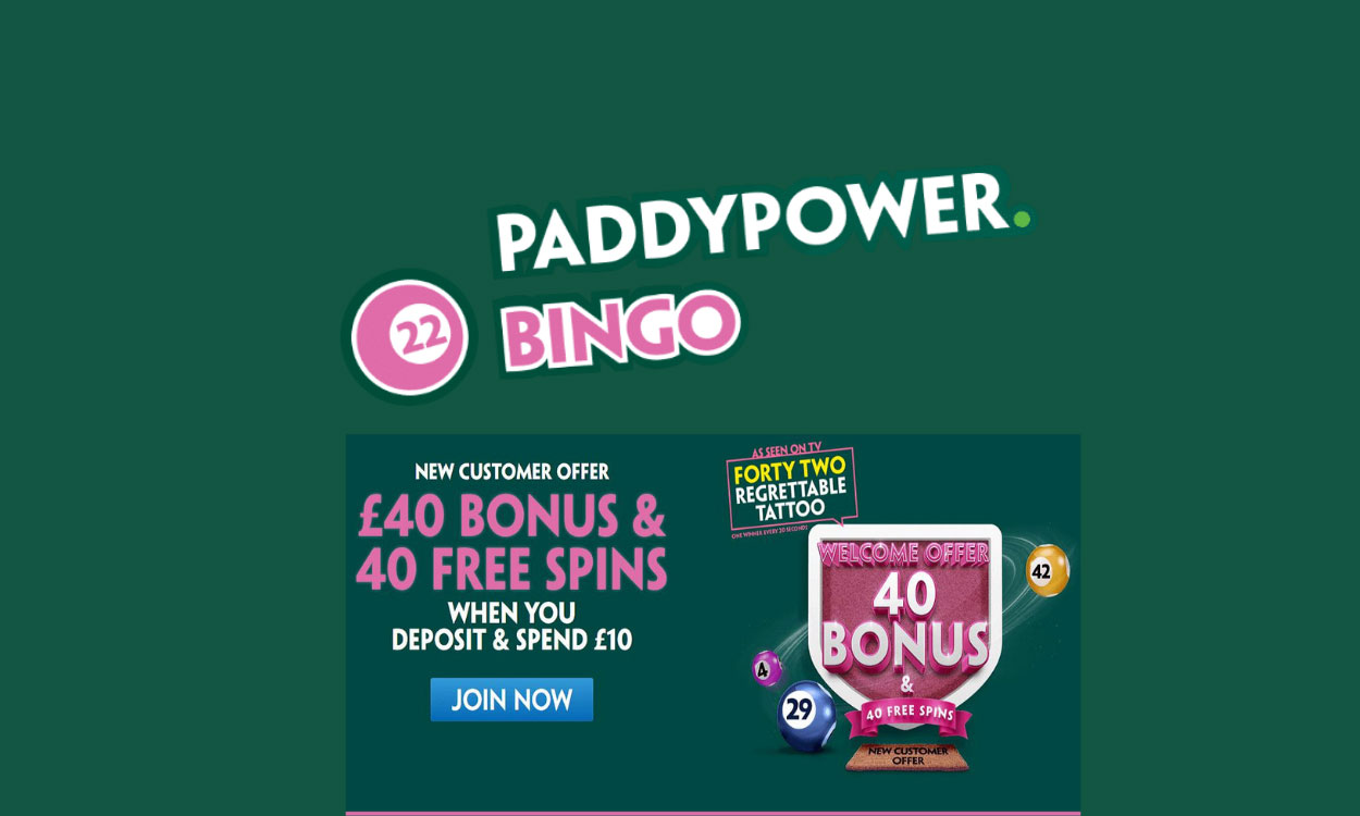 Paddy Power Bingo benefits with all bonuses and promotions