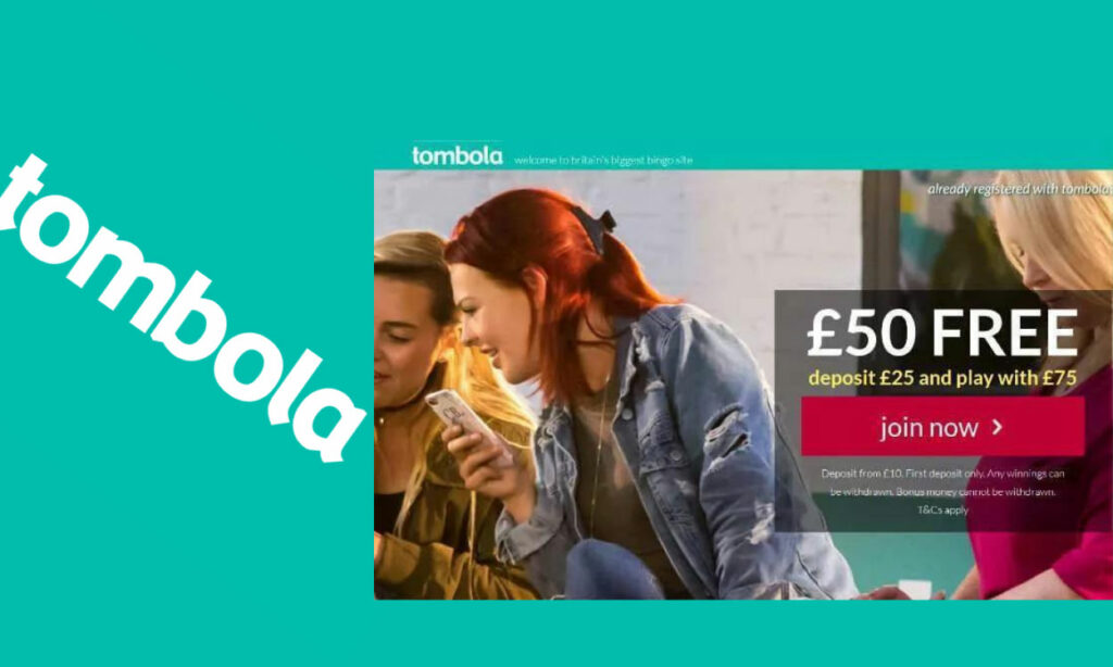 Tombola Bingo 200% deposit bonus